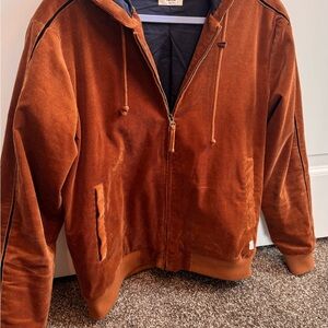 Men’s Marine Layer Soren Brown Hooded Cord Jacket